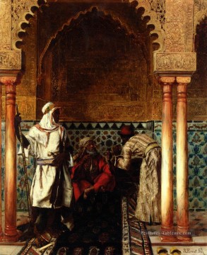  1886 - Rudolph Ernst Der Weise Le Sage 1886 peintre arabe Rudolf Ernst